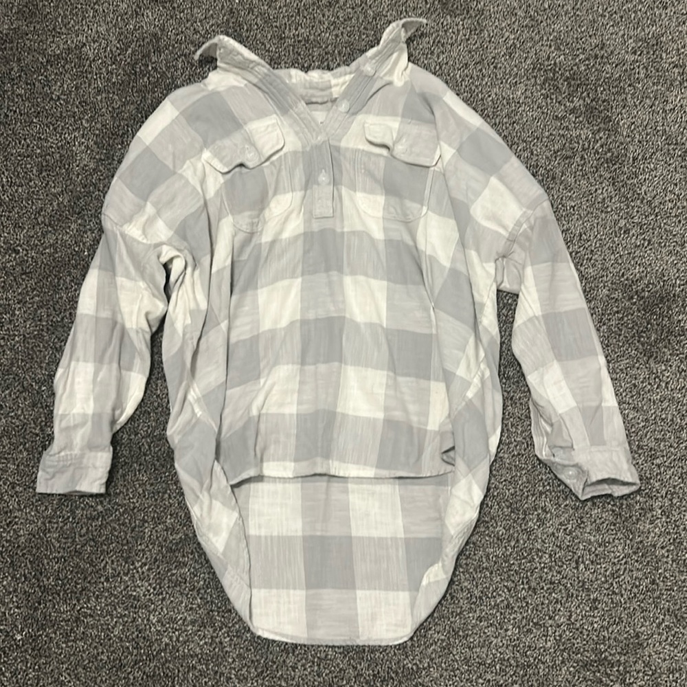 Plaid American Eagle Top